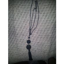 black jewel necklace 122cm circumfrence