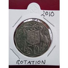 Australian 2010 50 Cent - Rotation - Circulated