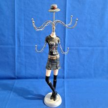 MANNEQUIN NECKLACE HOLDER Rock N Roll Hanger Jewelry Stand Display Organizer