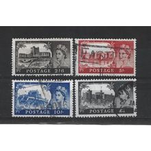 GB.1967-68 Castles set of 4.Fine Used.Jul25