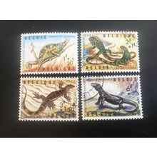 ICOLLECTZONE Belgium B779-782 VF used reptiles
