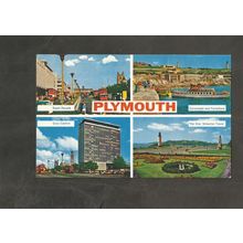 Postcard Devon Plymouth multiview 1960s