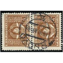 1946 Michel D5 - #2 fine used (o) - pair