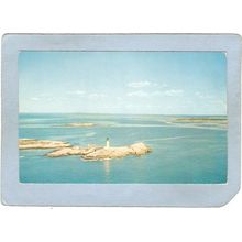 NH White Island Lighthouse Postcard White Island Light lighthouse_box2~688