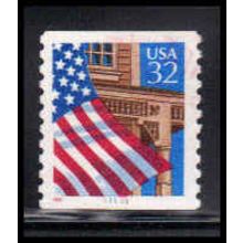 Used 2913 32c U.S. Flag Over Porch Fine CNS 11111 PA0844