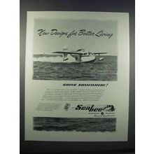 1946 Republic Aviation Seabee Plane Ad - Better Living