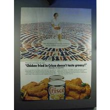 1964 Crisco Shortening Ad - Chicken Fried