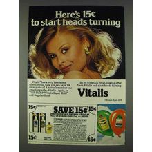 1978 Vitalis Liquid, The Pump Super & Regular Hold Ad