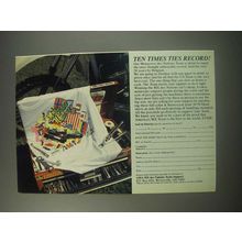 1990 AMA American Motorcyclist Association Ad - MX des Nations Team Support