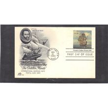 FDC Art Craft UX86 19c Golden Hinde (Cachet-U/A) CV00311