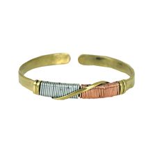 New Twisted Tri-Metal Bracelet