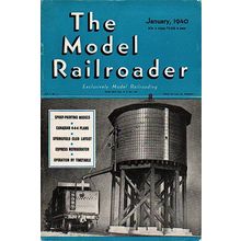 Model Railroader magazine complete year 1940 - free shipping