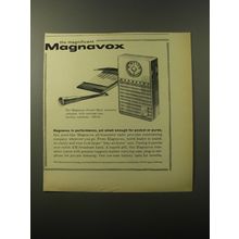 1960 Magnavox Pocket-Mate Transistor Radio Advertisement