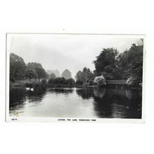 Luton, The Lake, Wardown Park, RP Postcard.