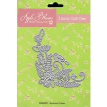 Apple Blossom. Botanicals Corner Die Set. Die Cutting Cardmaking Crafts