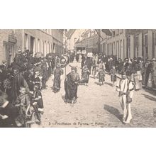 Procession De Furnes Moise Konning David Sign Belgium Old Postcard