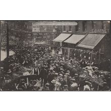 Petticoat Lane, Looking to Aldgate, London, c.1905-10 - Auto-Photo Postcard