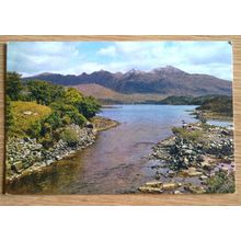 POSTCARD: SCOTLAND - QUINAG FROM THE RIVER INVER: 1963