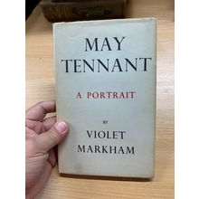 SIGNED COPY* 1ST ED 1949 "MAY TENNANT" VIOLET MARKHAM HARDBACK BOOK (P3)