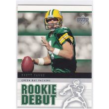 2005 Upper Deck Football Rookie Debut Brett Favre