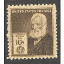 893 10c Alexander Graham Bell Just Clears MNH BA0412