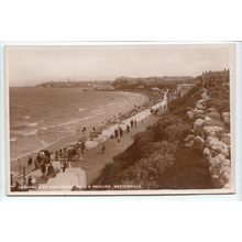 Promenade Walk and Pavilion Westonville Kent 1939 RP Postcard 13