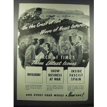 1943 March of Time Ad - Invasion!, Inside Fascist Spain