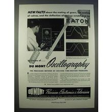 1946 Dumont Oscillography Ad - New Facts by Eaton
