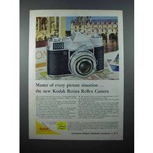 1958 Kodak Retina Reflex Camera Ad - Master of Every Situation