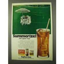 1972 Lipton Tea Ad