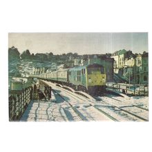 DAWLISH STATION..no 31 107 1979 unused postcard Dawlish Warren museum =