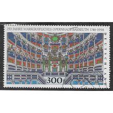 GER 1998 300pf '250TH ANN OF BAYREUTH OPERA HOUSE' FINE USED (EBID54-599)