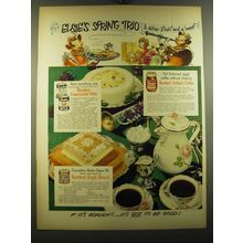 1950 Borden's Ad -Evaporated Milk, Eagle Brand Condensed Milk and Instant Coffee