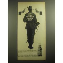 1959 Noilly Prat Vermouth Ad - Don't stir without Noilly Prat