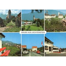 Gruss Aus Liechenstein German Postcard