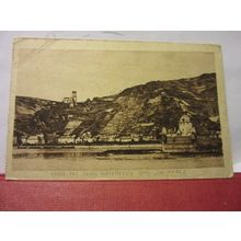 CAUB MIT BURG GUTENFELS, GERMANY unused antique postcard /