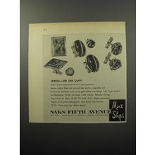1955 Saks Fifth Avenue Jewelry Advertisement - Jewels - on the cuff!