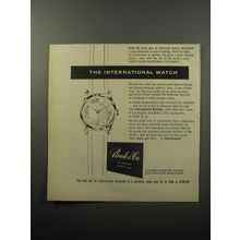 1955 Brock & Co. International Watches Advertisement