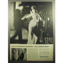 1957 Warner's Corselette Ad - You'll put the fatal effect in the total effect