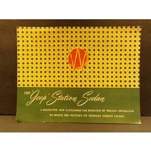 The "Jeep" Station Sedan Sales Brochure Willys-Overland 1948