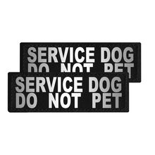 Removable Patches (2 Per Pack)- 2 x 6" SERVICE DOG DO NOT PET