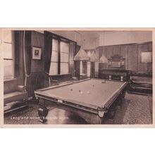 Langland Home Billiards Snooker Room Wales Old Postcard