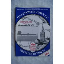 1990 programme Halesowen Town v. Farnborough Town