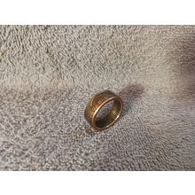 1989 Kennedy Half Dollars size 11 coin ring handmade mixed metals (C)