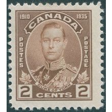 Canada 1935 2c brown Jubilee SG336 unused