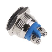 Metal Button Switch Momentary Push - On Heavy Duty 20A 12V Fit 19mm Round Hole