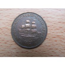 South Africa 1937 1/2d HalfPenny Coin