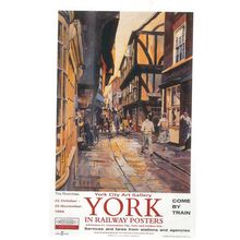 UK RAIL ADVERTISING BRITISH RAILWAYS YORK CARD NO 10323053