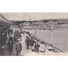 ED21 BOURNEMOUTH -ON THE PIER . LL PRINTED POSTCARD