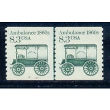 2128 8.3c Ambulance Fine MNH Dry Gum CNP Left 2 W0346